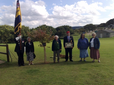 Tree Planting ceremony 2008 for Jean Brackenbury and Tec McMullan at Muckleborough, Weybourne